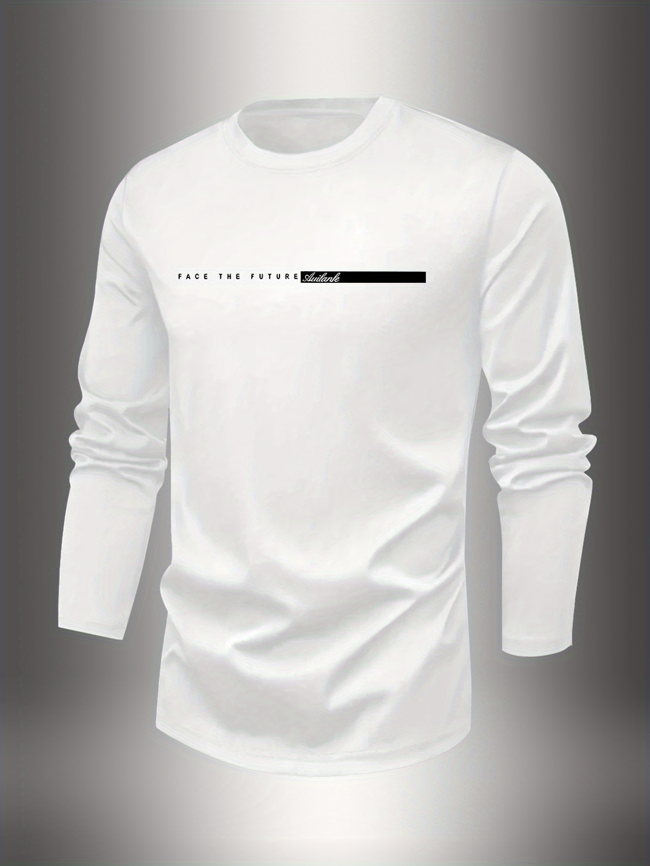 100 COTTONMen Crew Neck Long S - огляд і ціна Undershirt Crew Neck