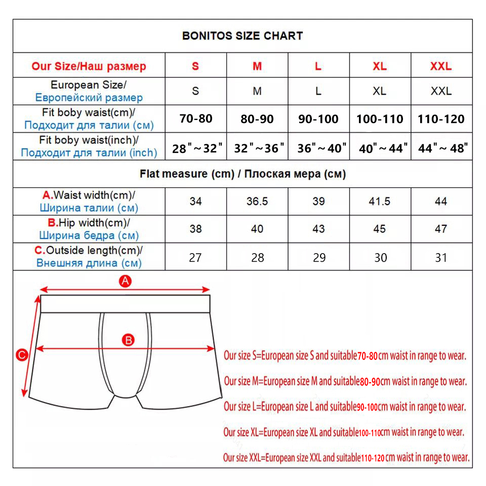 5 Pieces Print Cotton Men Unde - огляд і ціна Boxer Brief Pack Cotton