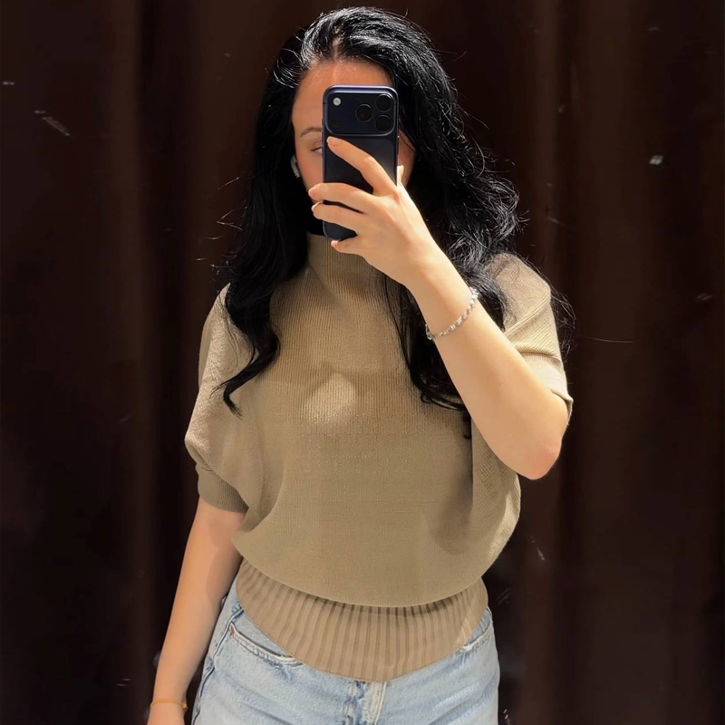 Women's Cropped Ribbed Knitted - огляд і ціна Tank Top Ribbed